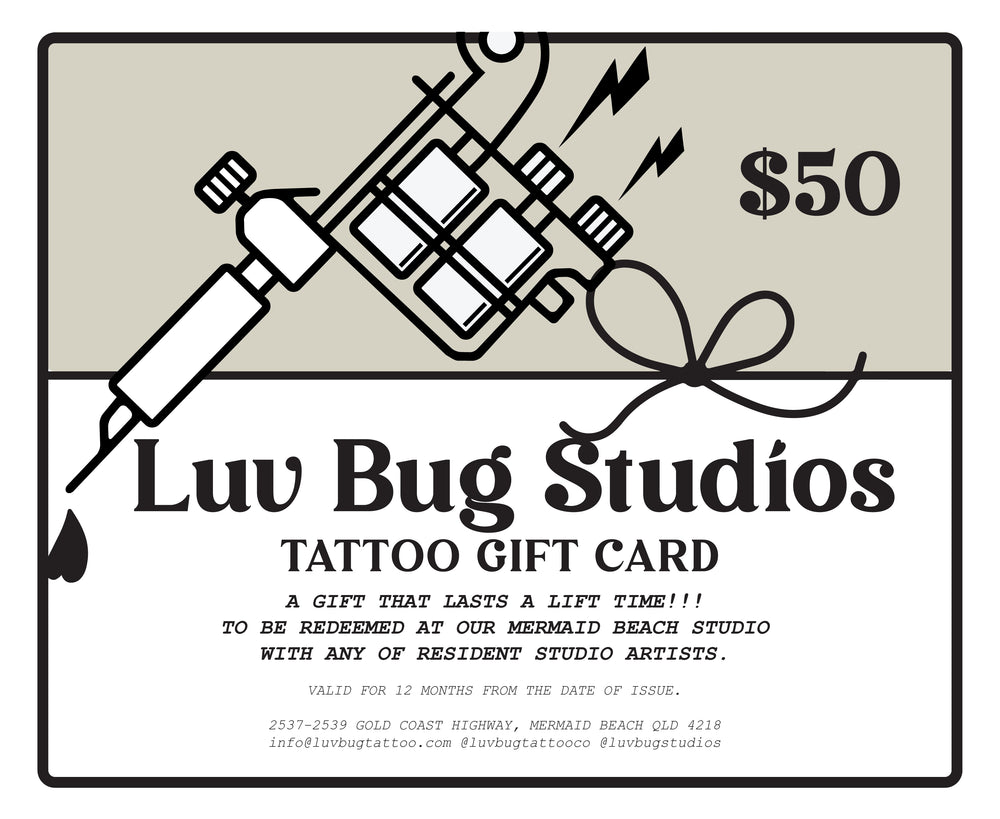 LUV BUG STUDIOS GIFT CARD